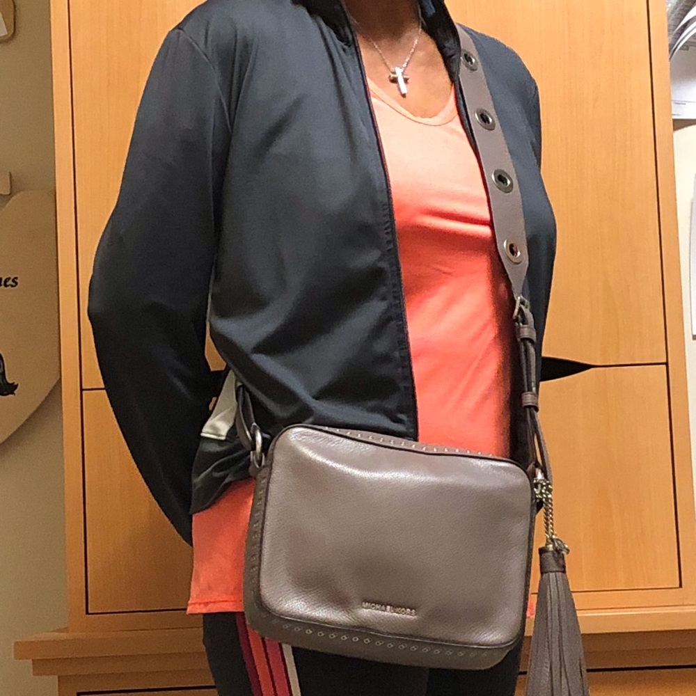 Michael kors leather crossbody